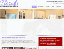 Tablet Screenshot of floridakitchendesign.com